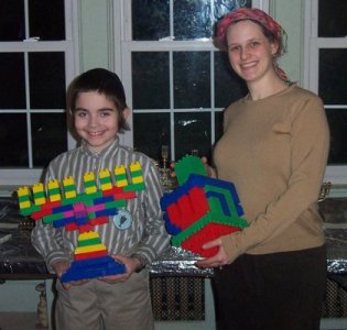 MY and Shanna with LEGO